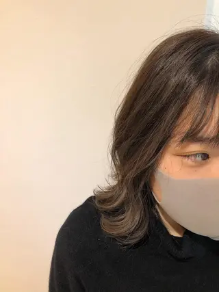 ミディアム カラー eins.hair所属・過去一の柔髪ヘア 🌿einshairのヘアスタイル