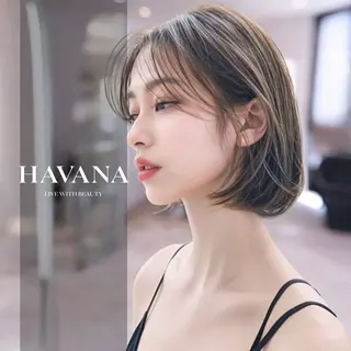ショート カラー １HAVANA.渋谷 【レイヤー/韓国】のヘアスタイル