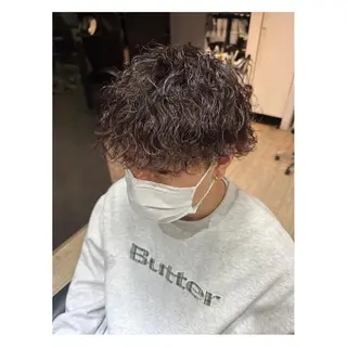 パーマ メンズ メンズパーマ 次元のヘアスタイル