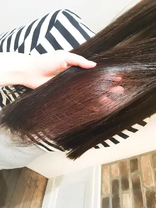 ロング 中山 凪沙のヘアスタイル