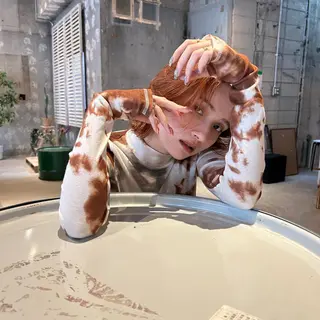 ミディアム カラー mood tatemachiのヘアスタイル