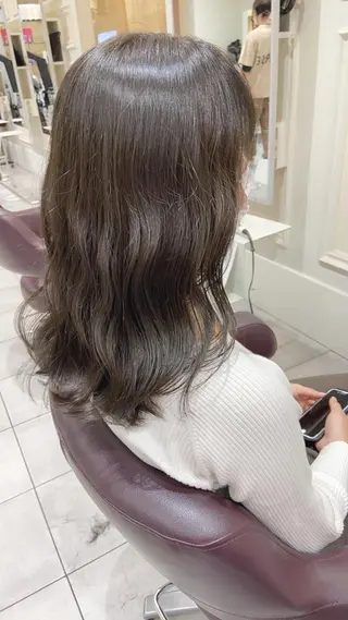 セミロング カラー 韓国/色気/レイヤー /AVANCE天王寺のヘアスタイル