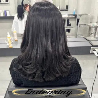 パーマ Endearing 銀座/レイヤーカットのヘアスタイル