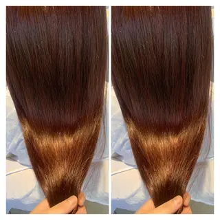カラー 髪質改善艶髪 ℍ𝔸ℝ𝕌𝕂𝔸のヘアスタイル