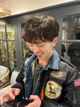 パーマ メンズ 🪽ゆな 🪽のヘアスタイル