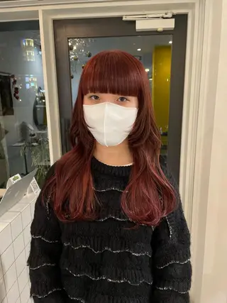 ロング カラー Koto🌿 ブリーチなしカラーのヘアスタイル