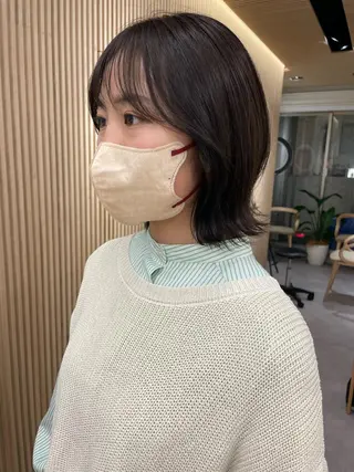 ショート レイヤー縮毛矯正 ささきすずね💗のヘアスタイル