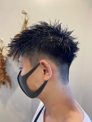 ショート カラー パーマ メンズ メンズパーマの巨匠 鈴木純のヘアスタイル