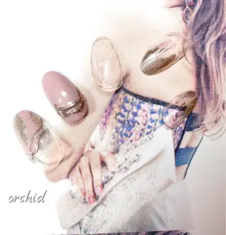 ネイル orchid ♡オーキッドのネイルデザイン