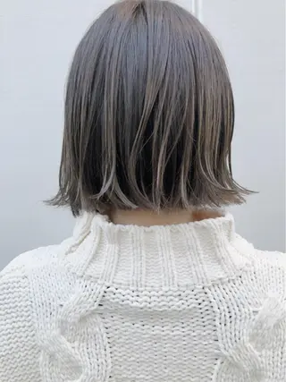 ショート カラー ノグチ ユウキ/ボブのヘアスタイル