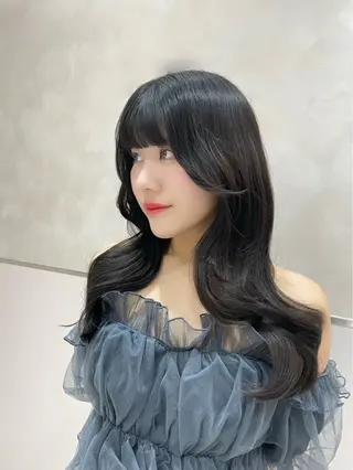 セミロング 銀座/オリーブ/ 透明感カラー✨りくのヘアスタイル