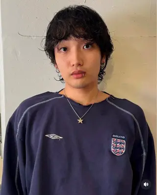 ショート パーマ メンズ riko*.+ﾟ 韓国風パーマのヘアスタイル