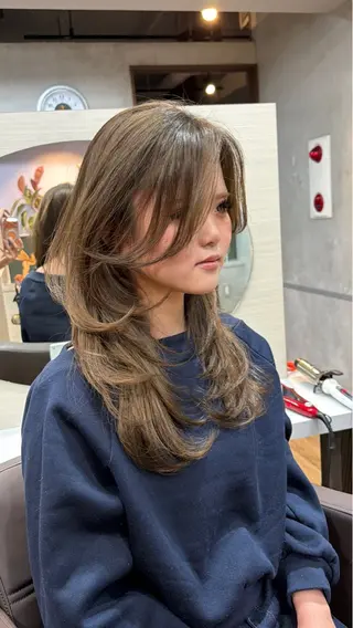 ロング 心斎橋ヘアカラー 海外ﾚｲﾔｰ/マリナのヘアスタイル