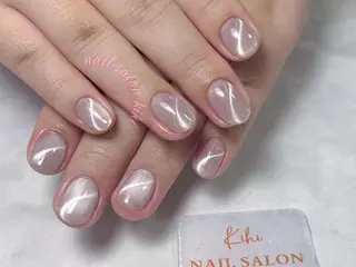 ネイル ユリ🎀長さだし/ パラジェル/持ち込みのネイルデザイン