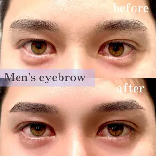 メンズ アイブロウ Eyelash Salon Blanc～まつげエクステと眉の専門美容室～名古屋パルコ店所属・名古屋PARCO 成澤遥香の眉毛・アイブロウイメージ