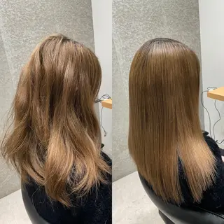セミロング 髪質改善ヘアケア 艶髪特化/上田のヘアスタイル