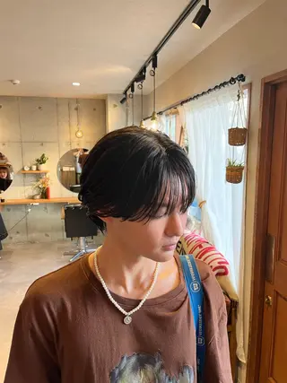 ショート メンズ Lamp所属・🌀メンズパーマ🌀 🐏丸山祐宇🐏のヘアスタイル