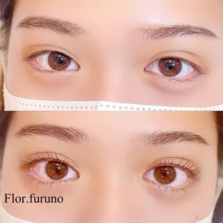 マツエク・マツパ アイブロウ Flor上大岡 ＊フルノ リナ＊のマツエク・マツパデザイン