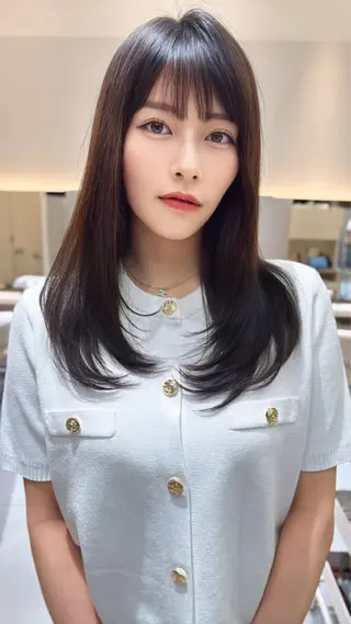 ロング カラー レイヤーカット/ ダブルカラー/たくみのヘアスタイル