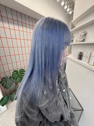 カラー 🐣栄/ハイトーン カラー/そうた🐣‪のヘアスタイル