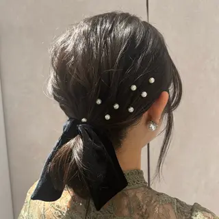 ミディアム 🩵ブリーチ･レイヤ ー/あさか 🩵のヘアスタイル