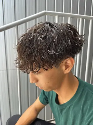 パーマ メンズ LICO HAIR＆RELAXATION 名駅店所属・メンズ特化美容師/ パーマ/波巻き/陸翔のヘアスタイル