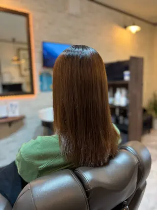 セミロング ツヤ髪専門美容師 桑原　和誠のヘアスタイル