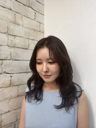 ミディアム カラー 🍀ひなた🍀 似合わせカラー🎀のヘアスタイル