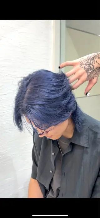 ショート カラー CHROMAN by become所属・RYUKI/ 複雑履歴ハイトーンのヘアスタイル