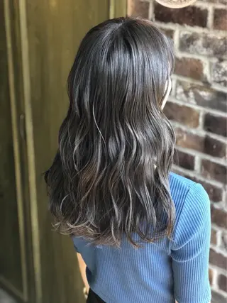 セミロング 店長 茂野聖史のヘアスタイル