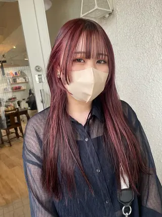 ロング カラー レイヤー/透明感 カラー/Tamakiのヘアスタイル