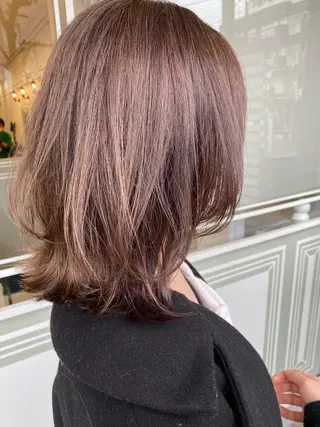 ミディアム カラー eclat suzumiのヘアスタイル