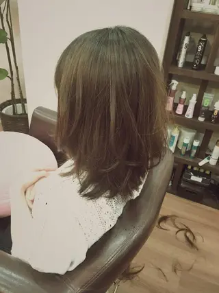 ミディアム 松村 崇弘のヘアスタイル