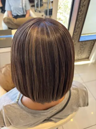 ミディアム カラー 優来 艶髪特化美容師✨️のヘアスタイル