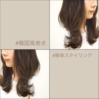 ミディアム カラー パーマ ボブ/透明感カラー 🤍永田真穂のヘアスタイル