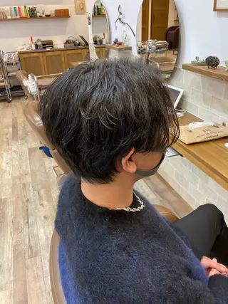 ショート メンズ カット特化型 美容師/栗本のヘアスタイル