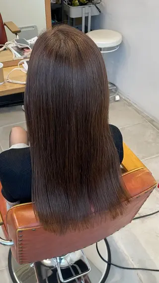 ロング カラー 竹広綾乃/ 艶カラーのヘアスタイル