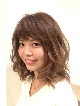 ミディアム カラー 大木 拓瑞のヘアスタイル
