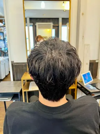 パーマ メンズ アグヘアーシータ所属・🤩メンズカット/ パーマ山本🤩のヘアスタイル