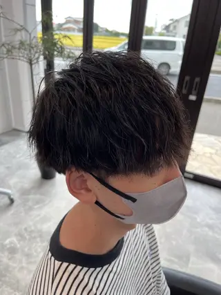 パーマ メンズ ⚡️メンズ/波巻き/ 片岡篤宣/水戸⚡️のヘアスタイル