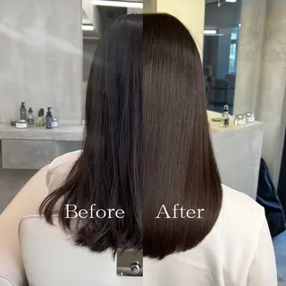 ミディアム THE AWESUM所属・艶神/髪質根本改善 韓国発プリンセスケアのヘアスタイル