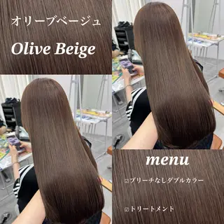 ロング カラー ヘアアレンジ ブリーチなしカラー /新百合ヶ丘/安形翔のヘアスタイル