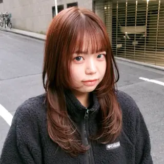 セミロング カラー カラー系/カット特化 🟠オオタキマサシのヘアスタイル