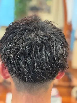 ショート パーマ メンズ おしゃれ泥棒 石原メンズ特化美容師のヘアスタイル