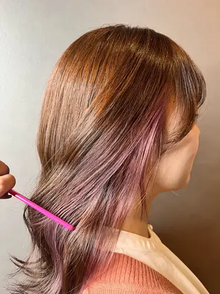 ミディアム 🍒Ayana🍒 艶カラー🍒のヘアスタイル