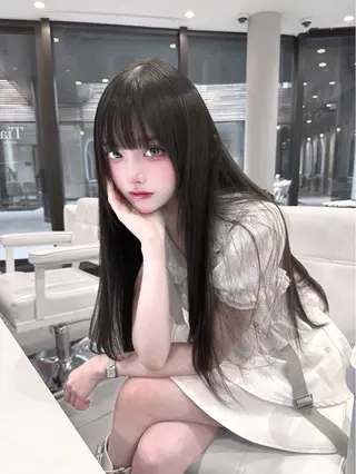 ロング 縮毛矯正/艶カラー Gaiのヘアスタイル