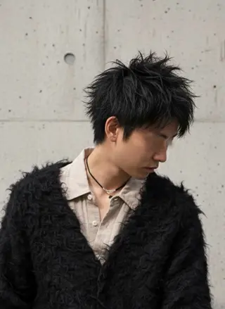 ショート メンズ 大人メンズパーマ /石川瑠青のヘアスタイル