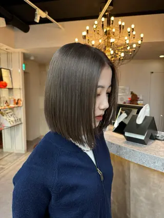 ミディアム ✨韓国×艶髪✨ さきのヘアスタイル