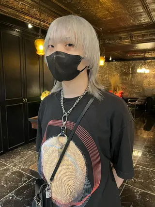 ショート カラー メンズ haco＋所属・圧倒的デザイン力 店長🎨RENAのヘアスタイル