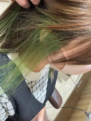 セミロング カラー 齋藤成/ ECLAT HAIRのヘアスタイル